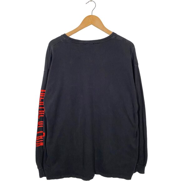 Vintage 2004 Mötley Crüe Theatre of Pain Long Sleeve Band Tee Black mens size XL - Picture 2 of 7